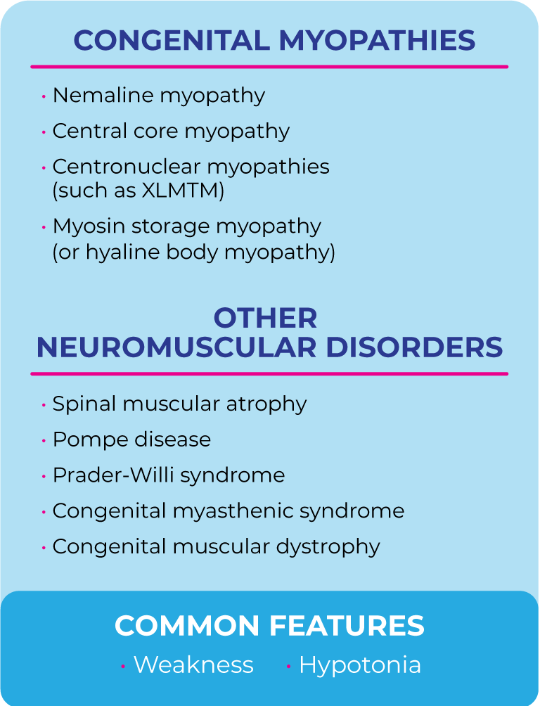 Unlike other neuromuscular disorders such as spinal muscular atrophy ...